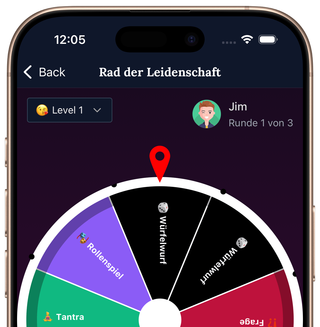 Drehe das Rad der Leidenschaft