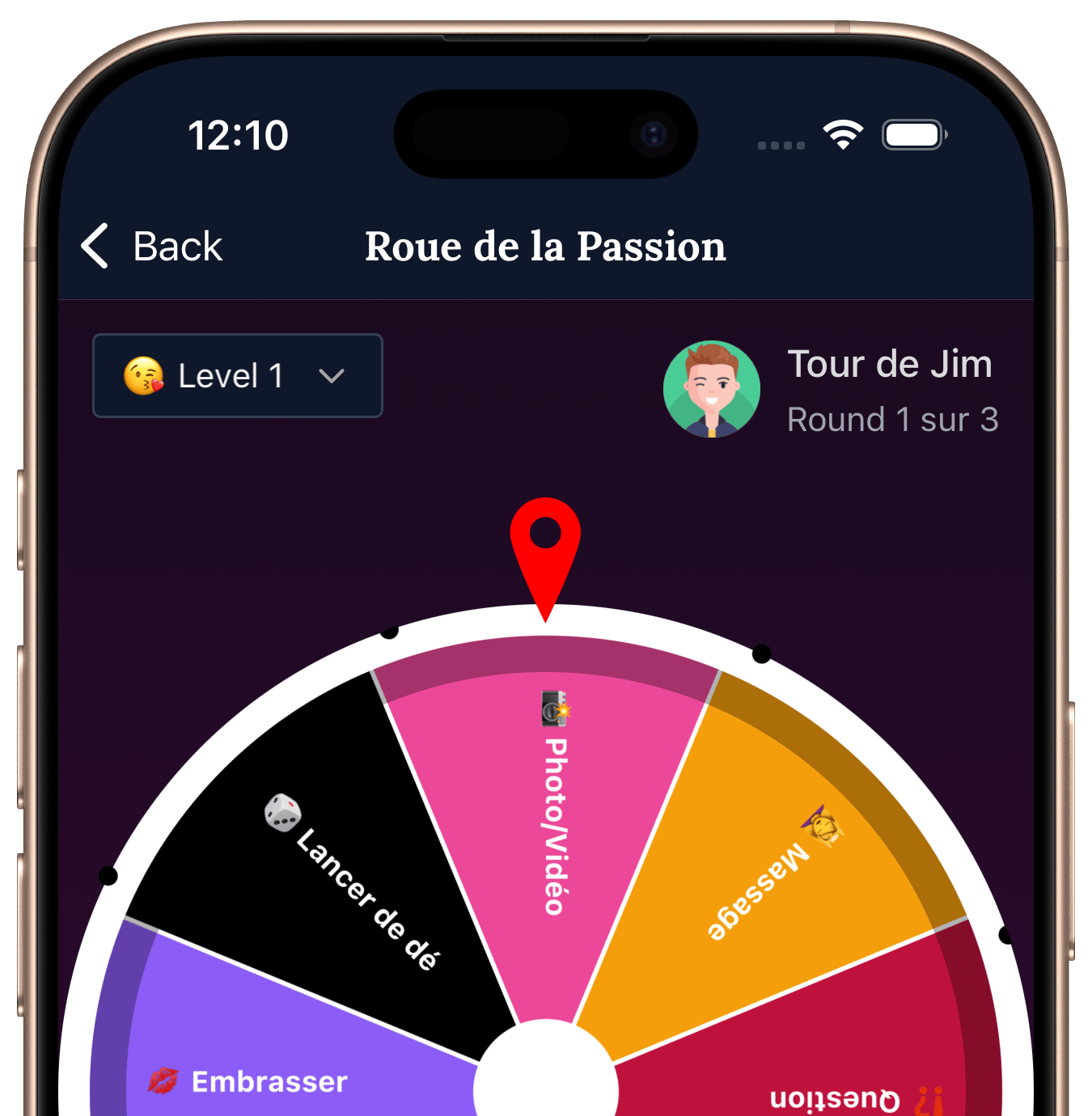 Faites tourner la roue de la passion
