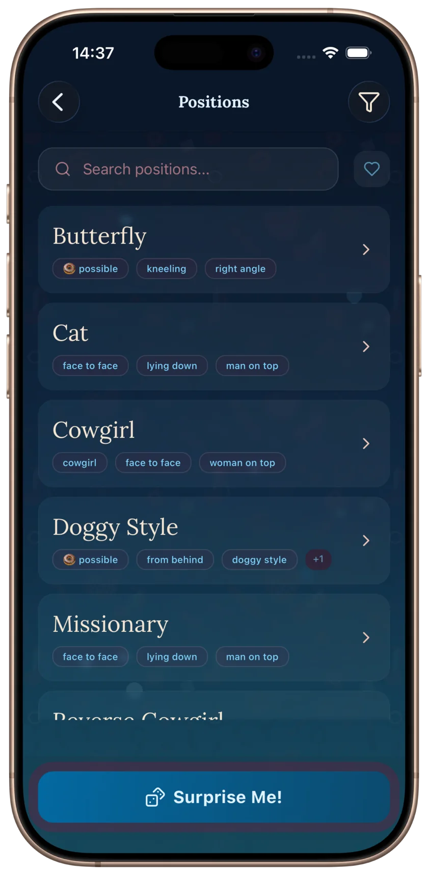 Browse the Positions Encyclopedia