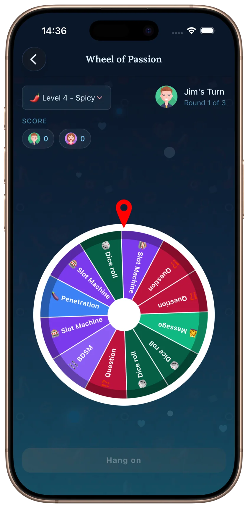 Spin the Wheel of Passion