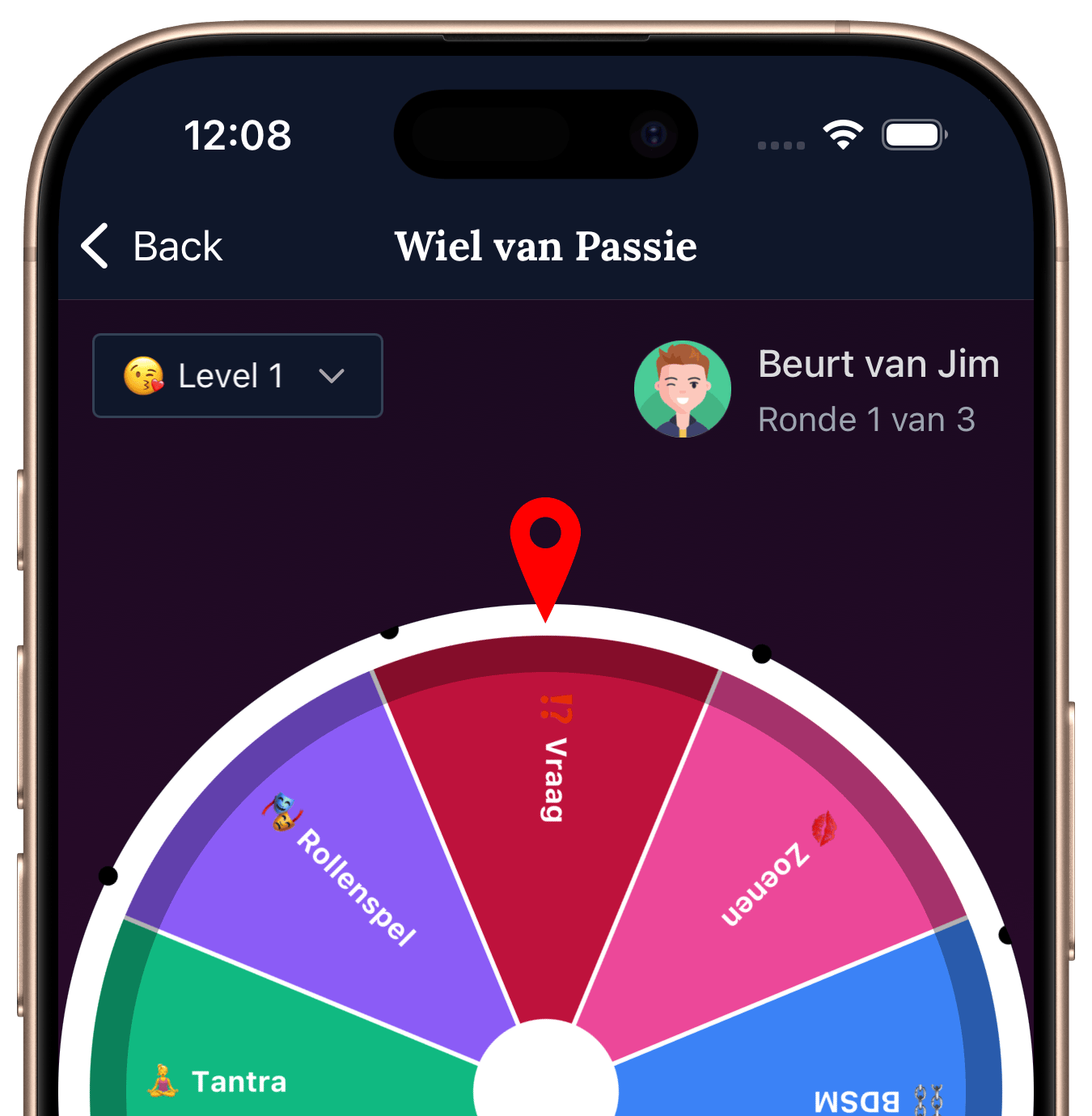 Draai aan het rad van passie
