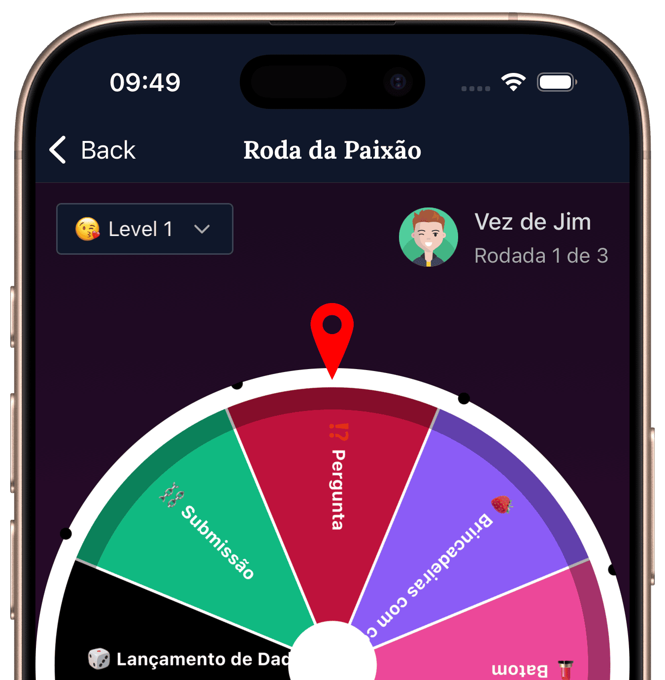 Gire a roda da paixão