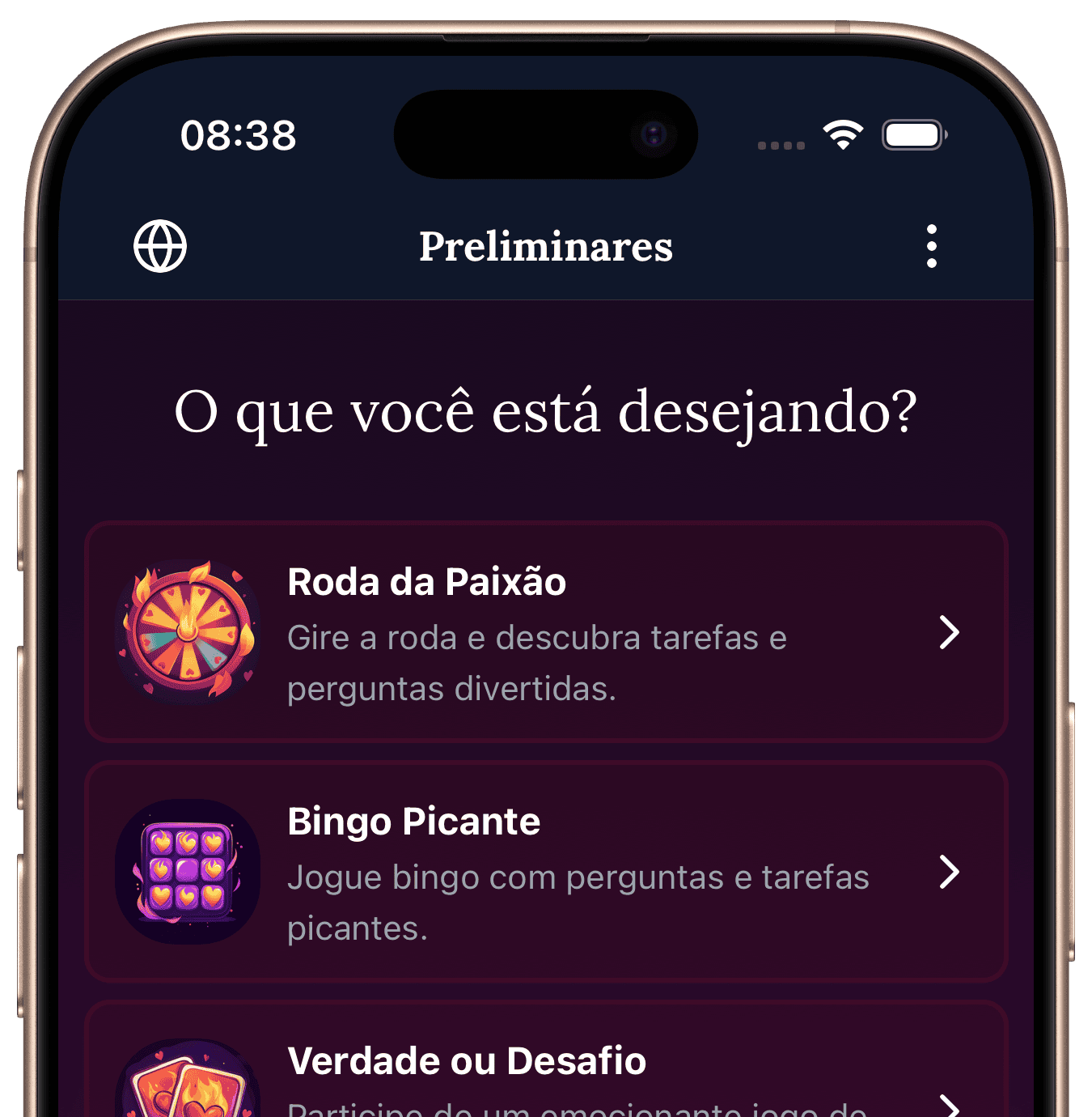 Eu nunca